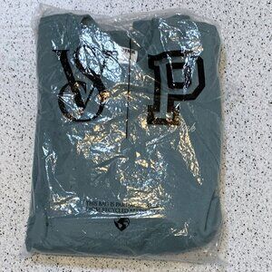 Victoria's Secret PINK Ivy Fleece OVERSIZED Crew Pullover Sweatshirt Niagara Fal